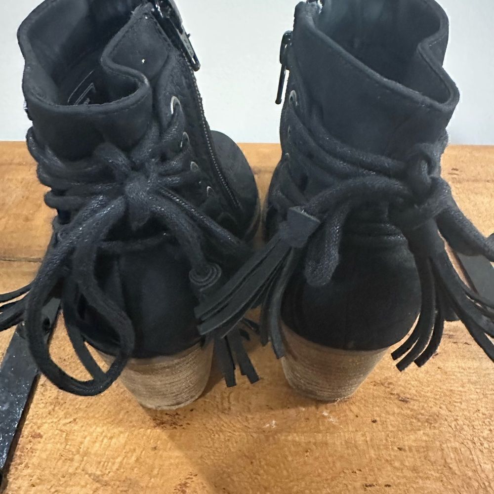 ROXY | Black Devon Heel Ankle Boot size 6 - Picture 5 of 7